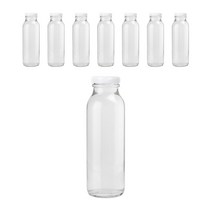 일자밀크티 공병 화이트, 250ml, 8개