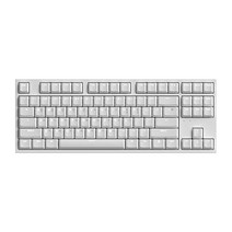 COX LP PBT 게이밍 기계식 유선키보드 적축, 텐키리스, 화이트, CK87 SLIM