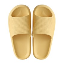 달팽이리빙 EVA 몽글몽글 논슬립 실내화, 옐로우, 1개