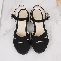 필블루 여성용 벨라 크로스 샌들 5.5cm