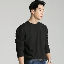 업클라스 남성용 맨즈 라운드 긴팔 티셔츠 a09