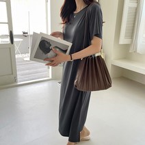 세이스타일 차랑 반팔 양트임 H롱 원피스