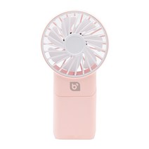 바이탭 접이식 휴대용 선풍기, PINK