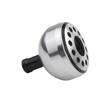 Khanzi 릴 튜닝핸들 노브, 실버 + 블랙