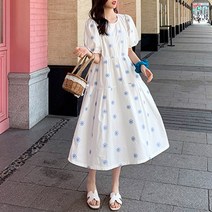 루나글램 코튼 데이지 임산부 원피스 gam19