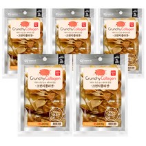 반려동물 크런치 콜라겐 간식 돈나비 80g, 돼지, 5개