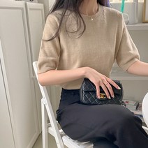 데이프릴 여성용 클레아 반팔 니트