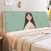 마켓에이 리틀걸 스테이블 침대헤드 커버, 체리