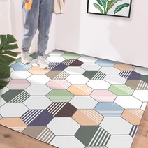 방수 가죽 벌집 패턴 다양한 PVC 도어 발매트, 08