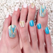 프라벨 붙이는 셀프 젤 페티 스티커, 02 아쿠아자개, 1세트