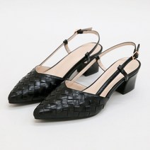 첫걸음 여성용 모디나 격자 슬링백 6cm