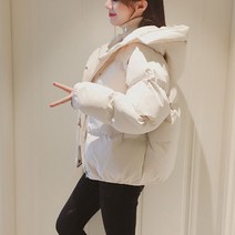 여성용 레노베른 숏 후디 패딩 점퍼 CH-2210534