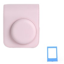 인스탁스 미니 12 퓨어 가죽 케이스+ 미니액자(색상랜덤), 블로썸 핑크, 1개