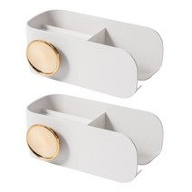 모나코올리브 골드링 헤어드라이기 거치대, 2개, 화이트