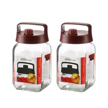 아이락 숨쉬는 유리 저장용기, 2개, 1.4L