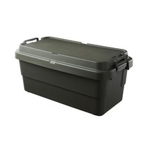 코끼리캠핑 아웃도어 트렁크 카고 수납 보관 박스 70L CKA-7839, 아미그린, 1단