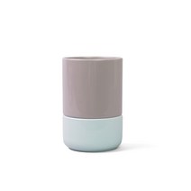 보울보울 레트로라인 수저통 M, 애쉬그레이 + 스카이블루, 1개