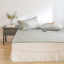 아이르 마이데이 솔리드 워싱 누비이불 겸 패드, 웜그레이