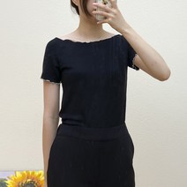 밀스튜디오 여성용 입술 보트넥 니트 MG7TSS331