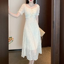 포플러앤씨 프릭 자가드 원피스