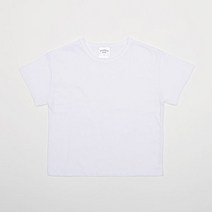 레인보우키즈 유아동용 파스텔 무지 반팔 티셔츠