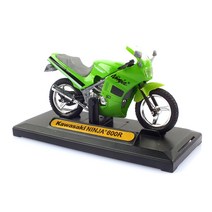MOTORMAX 1:18 레프리카 가와사키 닌자 600R 오토바이 모형 MTX057062GR, 그린