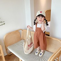 베베니즈 아동용 심플루즈 오버롤 멜빵 팬츠