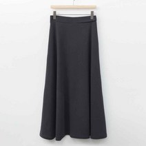 플랜데이 살랑살랑 밴딩 A라인 롱 니트 스커트