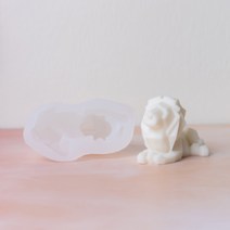 앵글띵 폴리곤 사자 입체 실리콘몰드, 혼합색상