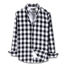 남성용 BLOCK 체크 셔츠