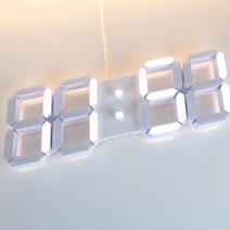 로이레트니 무드 PLUS 3세대 LED 벽시계 3.3m, 화이트 무드