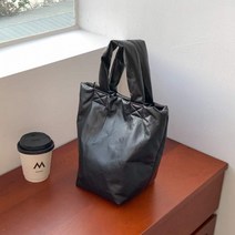 플랜데이 휘뚜루마뚜루 바스락 사각 미니 토트백