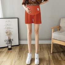 세븐 레터링 박스 캐주얼 팬츠 임산부 반바지