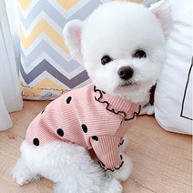 쁘띠도그 골지쫀쫀티 DT043, 핑크