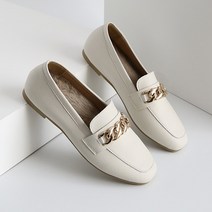 잭앤질 수제화 토끼털 골드체인 로퍼 JD2771