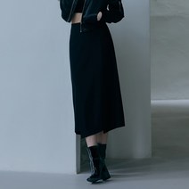 미쏘 밑단변형 롱 스커트