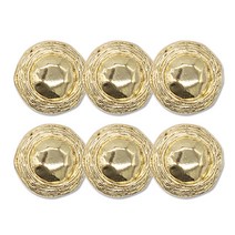 고급 코트 가디건 금속단추 데이란 23mm, 6개, 흑골드