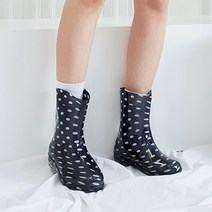 유컬리 여성용 도트 레인부츠 M9