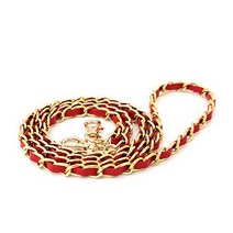 에스엠씨 골드 체인 휴대폰 스트랩 롱, 1개, 레드