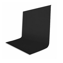 크로마키 스크린 유튜브 스튜디오 사진 배경지 프리미엄 2 x 3 m, 블랙, 1개