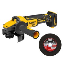 디월트 20V BL FLEXVOLT Advantage 모터 충전 그라인더 본체 DCG409N + 티롤릿 절단석 레드 125mm 34408686, 1세트