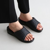 단골언니 여성용 보엣 가벼운 실내외 겸용 슬리퍼 3.5cm
