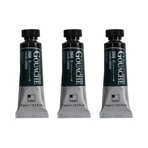 신한화구 전문가 과슈 3p 다크 그린 B, 15ml, 1색