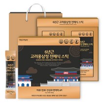 개성고려삼인 6년근 고려홍삼정 전체식 스틱 + 쇼핑백, 1개, 360g