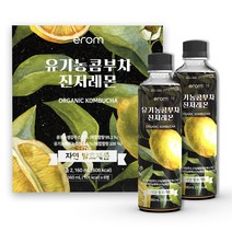 이롬 유기농 콤부차 진저레몬, 360ml, 6개