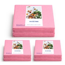 쓱싹 독일 부직포 행주 핑크 10p, 3개