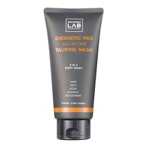 그루밍랩 남성용 에너제틱 프로 올인원 타우린 바디워시, 1개, 300ml