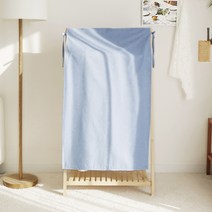 까사베르데 베네 리본 행거 가리개, 솔리드 블루