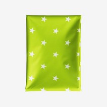 더해피 양면 방수 원단 패턴 4마, 별빛 라임