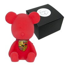 라띠크제이 엠블럼 베어 차량용 방향제 포르쉐 레드 + 리필 블랙체리 5ml, 1세트